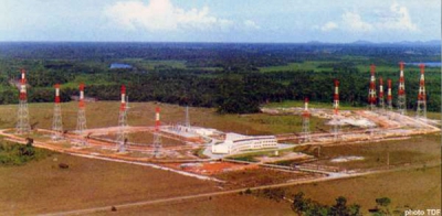 Montsinéry, le centre émetteur international de TDF